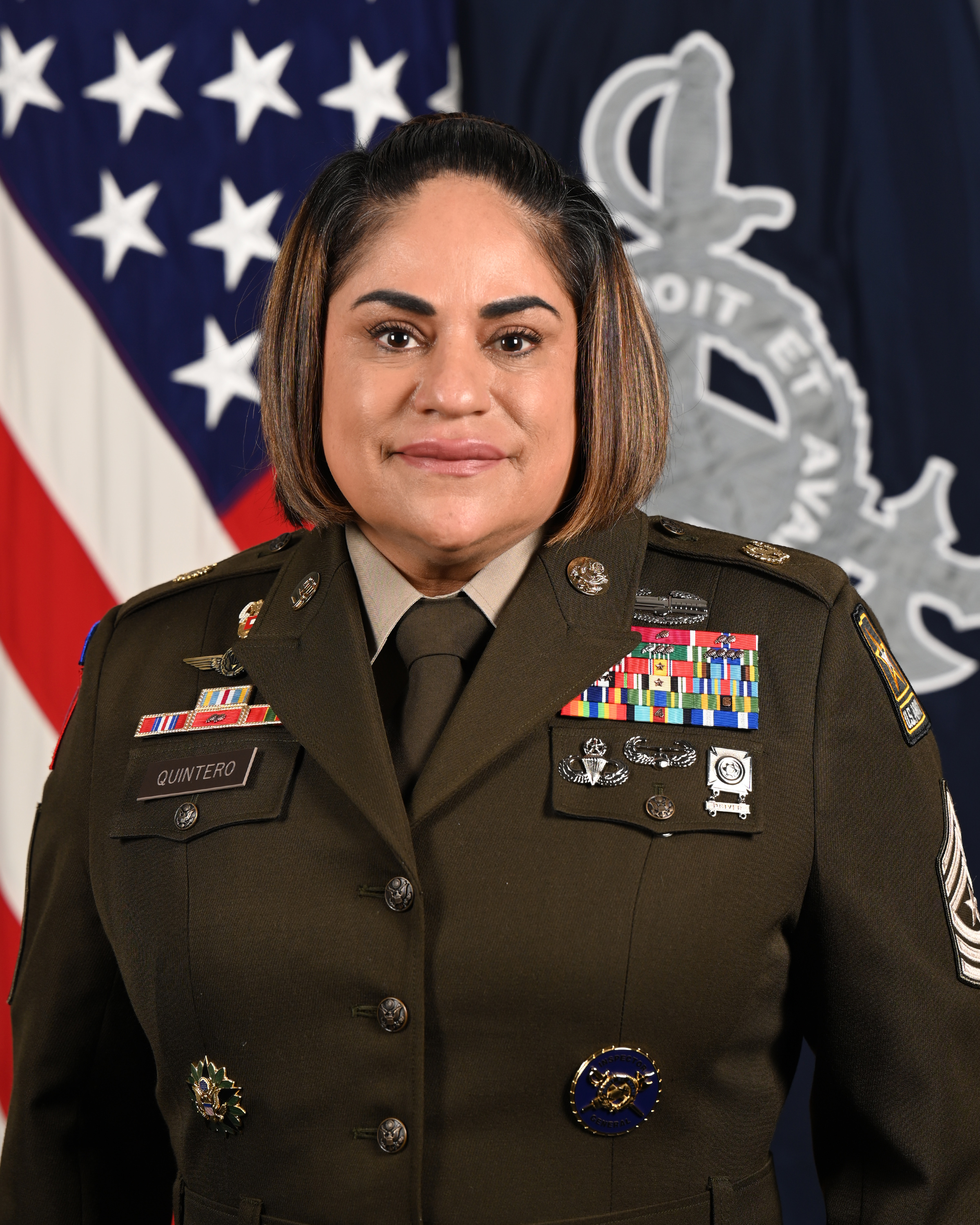 SGM Delia Quintero, the 9th Inspector General Sergeant Major